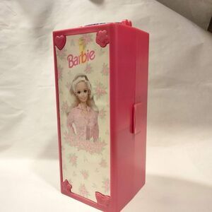 Vintage 1990's Barbie Fold-out Plastic Wardrobe Storage Case Closet Drawers